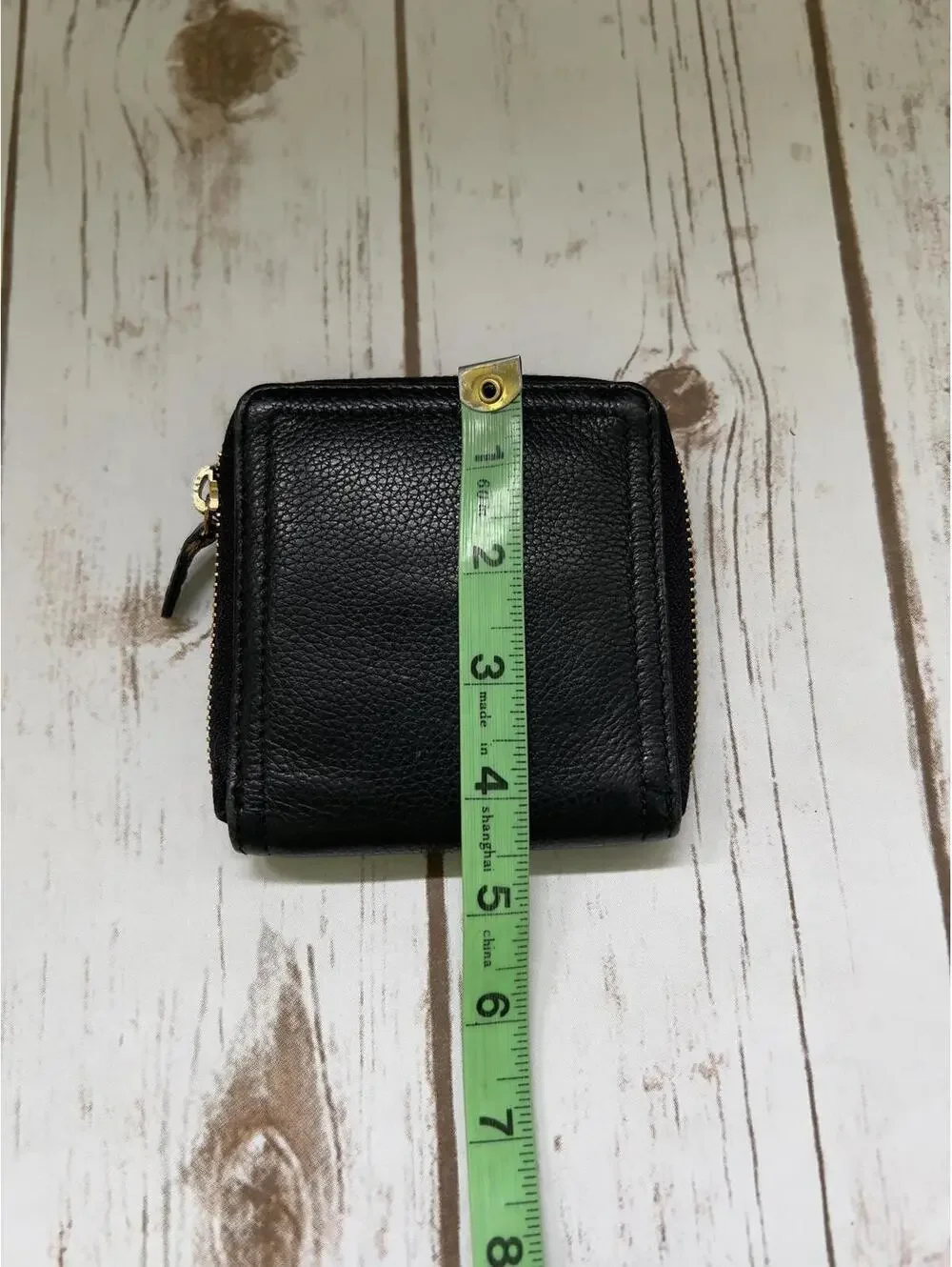 Lodis Black Pebbled Leather Compact‎ Wallet